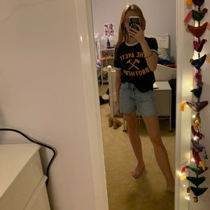 Avett Brothers Hammer and Axe Ringer Tee